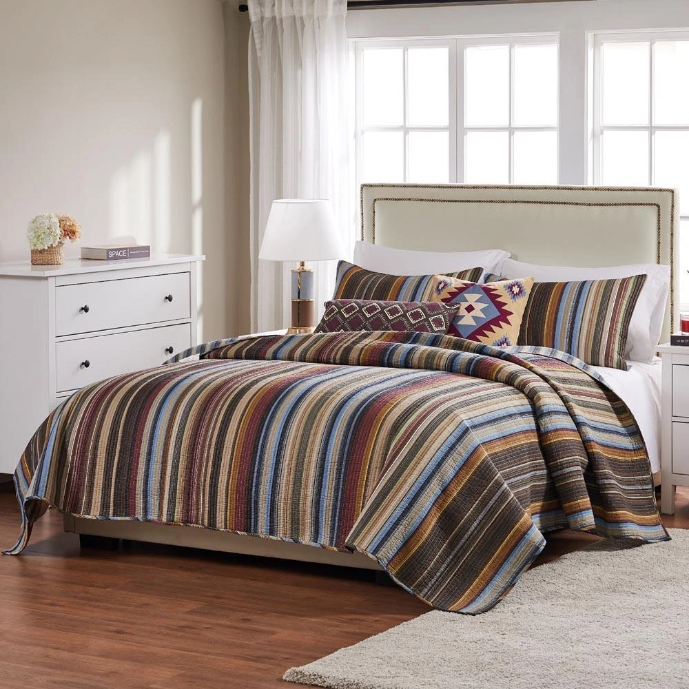BreeBe Durango Quilt Set 3-Piece Full/Queen