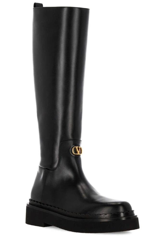 Valentino Valentino VLogo Signature Round Toe Boots 2