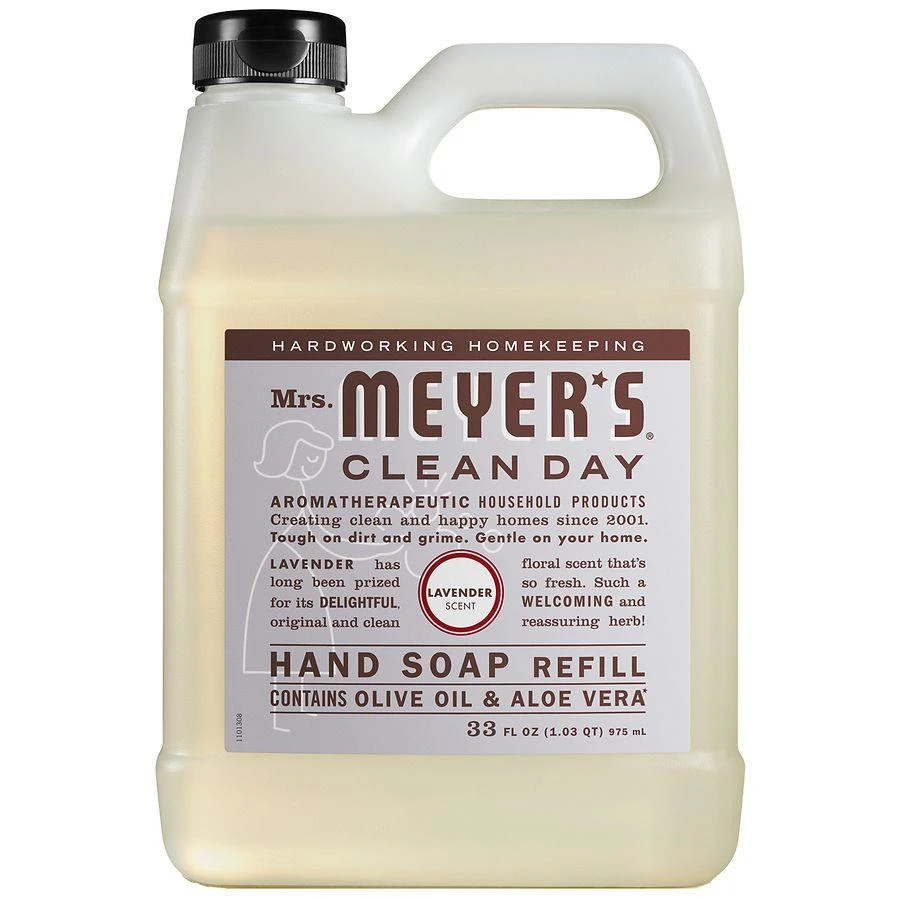 Mrs. Meyer's Clean Day Liquid Hand Soap Refill Lavender 1