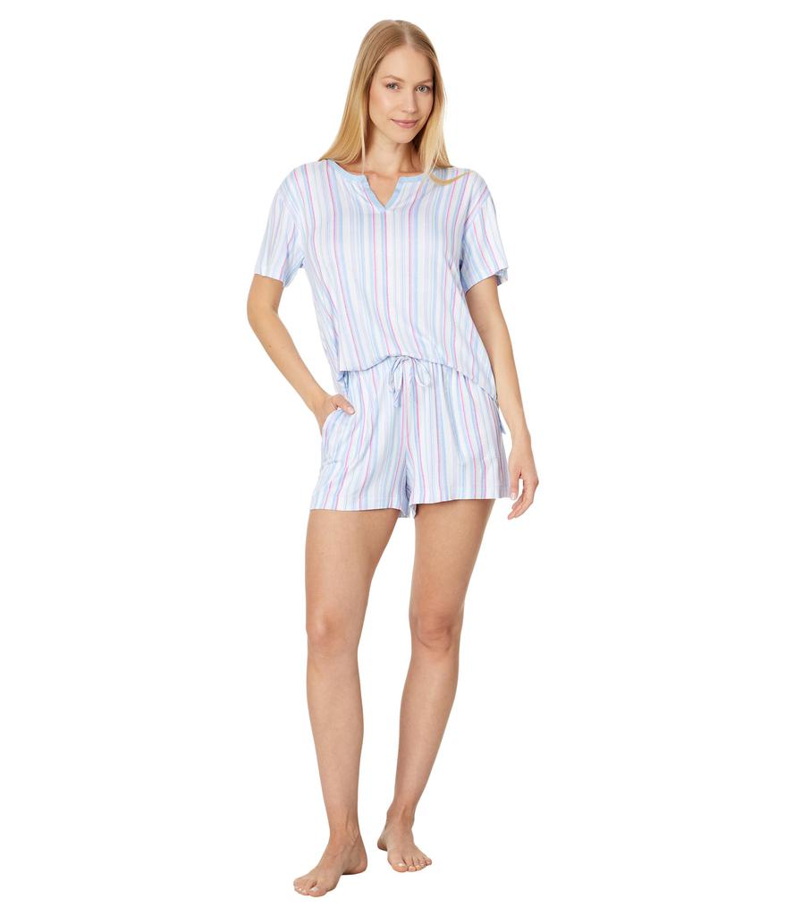 Tommy Bahama Short Sleeve Short PJ Set