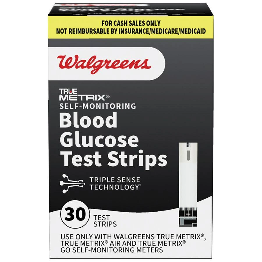 Walgreens True Metrix Self-Monitoring Blood Glucose Test Strips 1