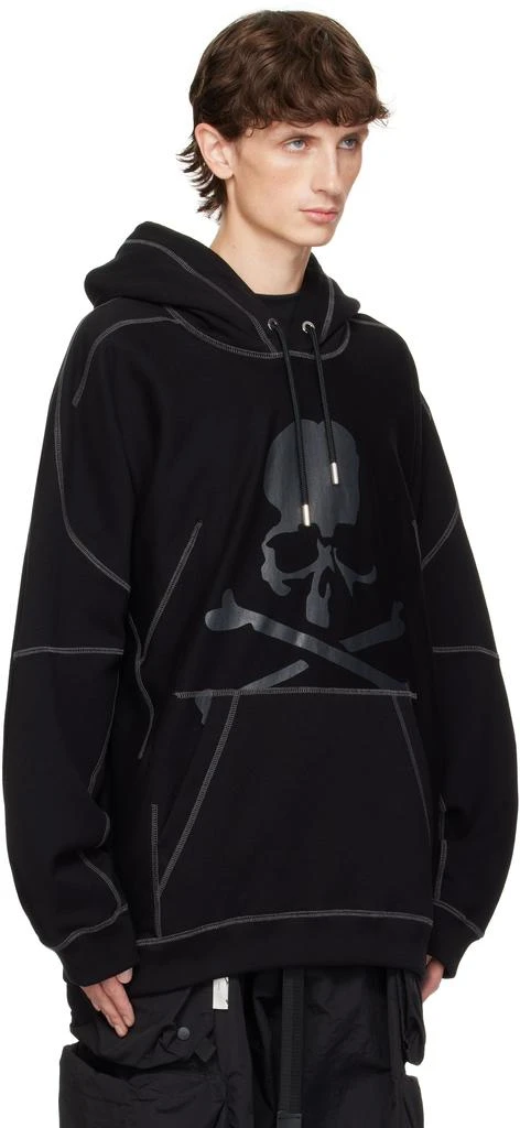 mastermind JAPAN Black Boxy Fit Stitching Hoodie 2