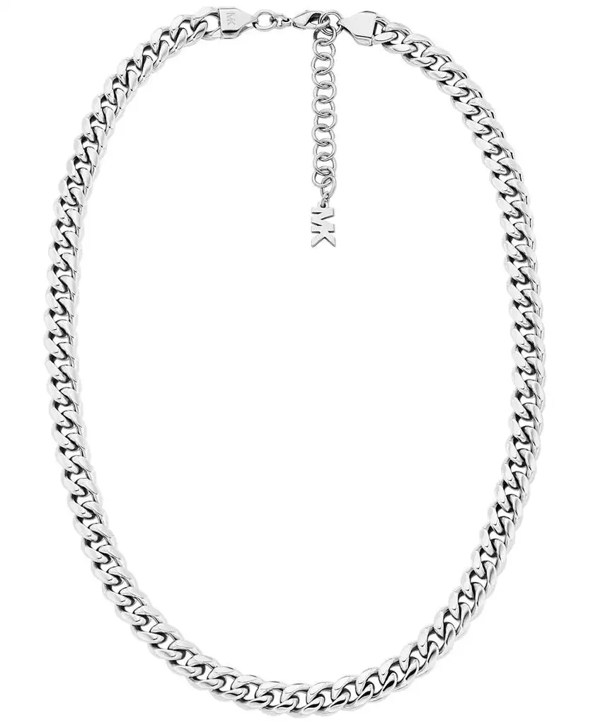 Michael Kors Faceted Curb Chain Necklace