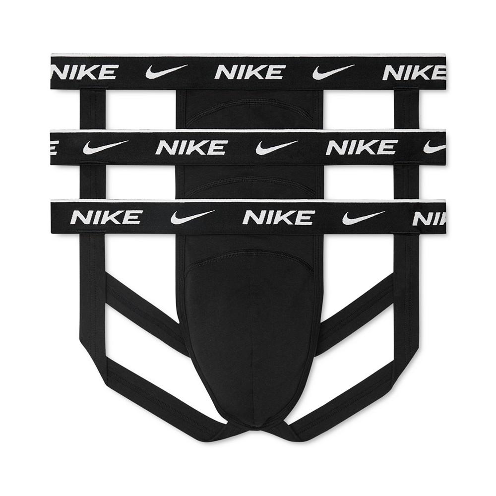 Nike Men's 3-Pk. Dri-FIT Essential Cotton Stretch Jock Strap