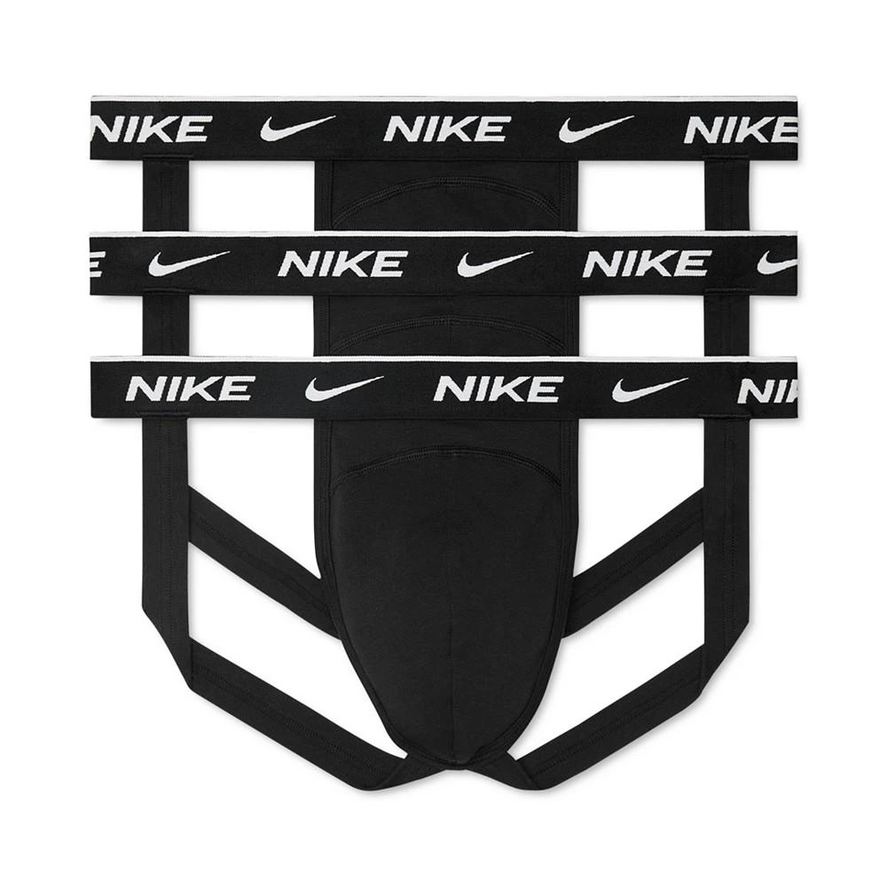 Nike Men's 3-Pk. Dri-FIT Essential Cotton Stretch Jock Strap 1