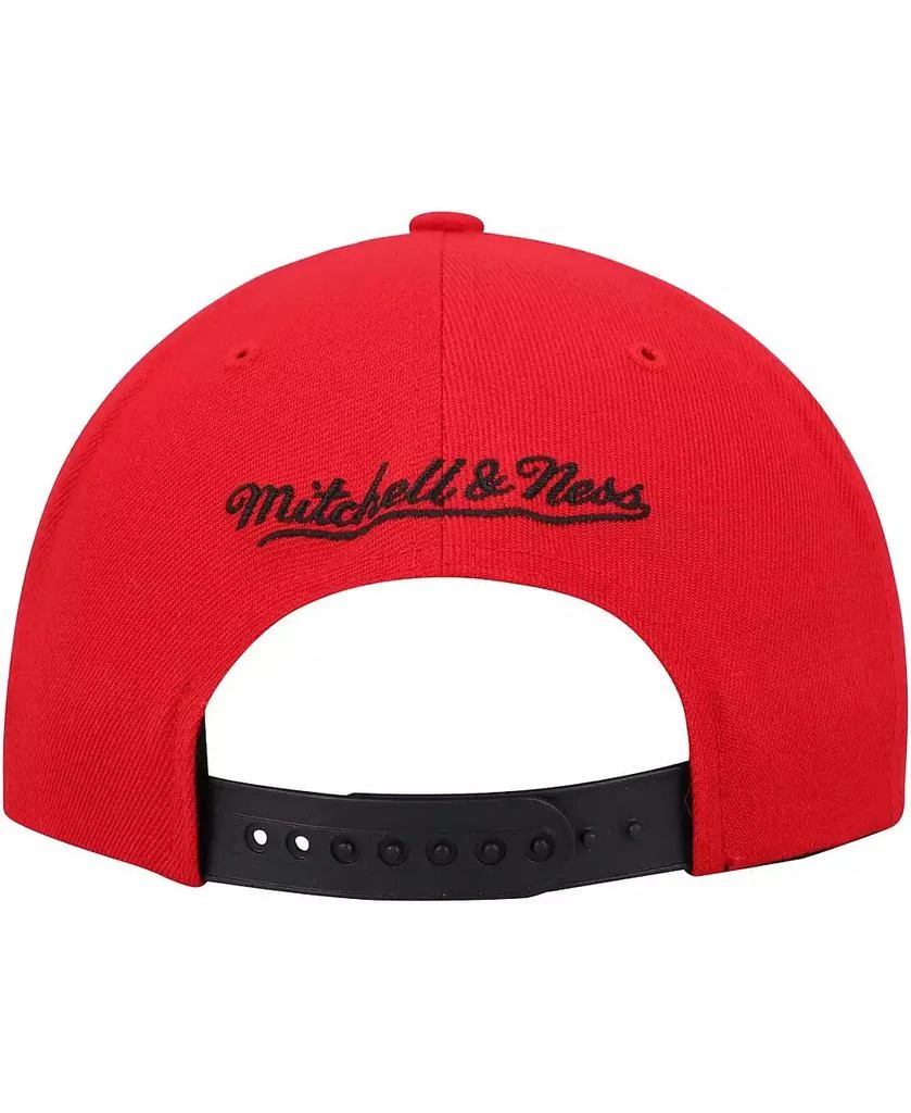 Under Armour Men's Mitchell & Ness Black, Red Chicago Bulls Day One Snapback Hat 5