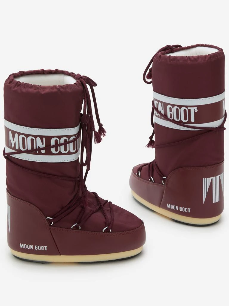 Moon Boot Moon Boot Kids Icon Boots in Maroon 2