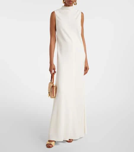 Staud Araya crêpe maxi dress 2