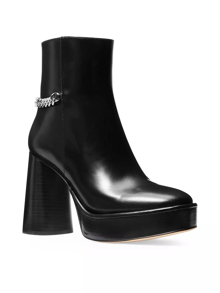 Michael Kors Carlisle 110MM Leather Platform Booties 2
