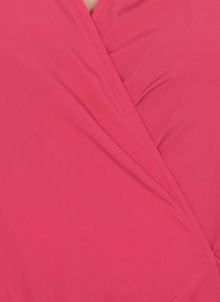 RED Valentino REDValentino Bow Detailed V-Neck Midi Dress 5