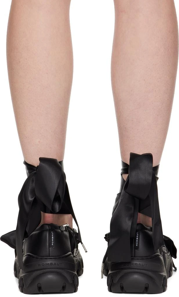 Rombaut Black Aura Bows Ballerina Flats 2