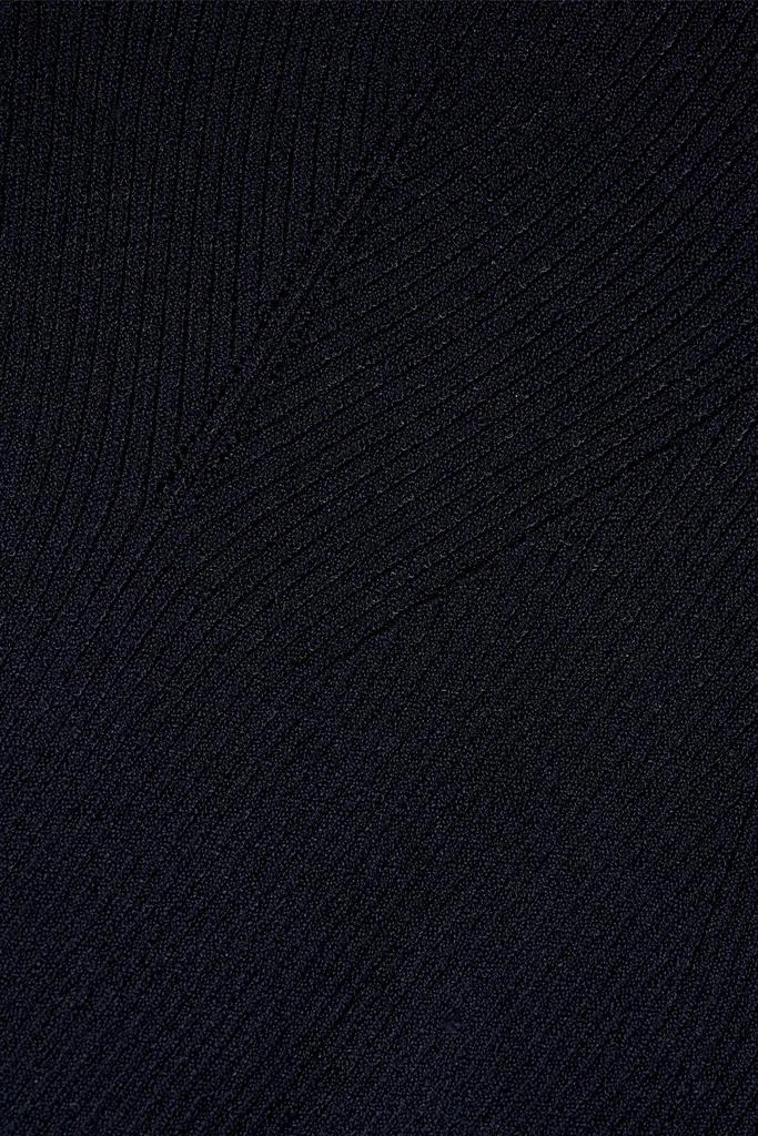 Autumn Cashmere Ruffled ribbed-knit top 4