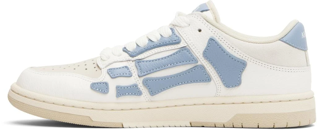 AMIRI White 
Blue Skel Top Low Sneakers 3