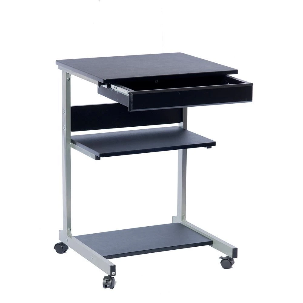 Techni Mobili Rolling Laptop Cart with Storage. Color: Graphite 5