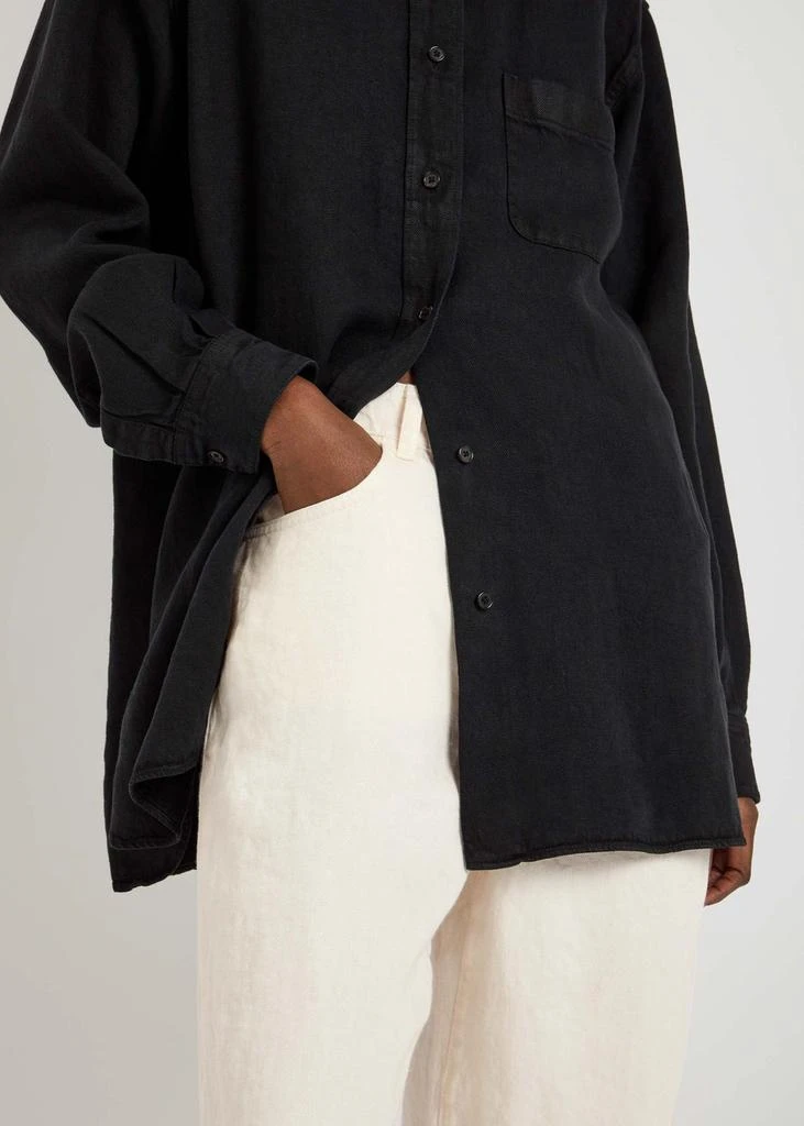 The Row Eglitta straight-leg linen jeans 5