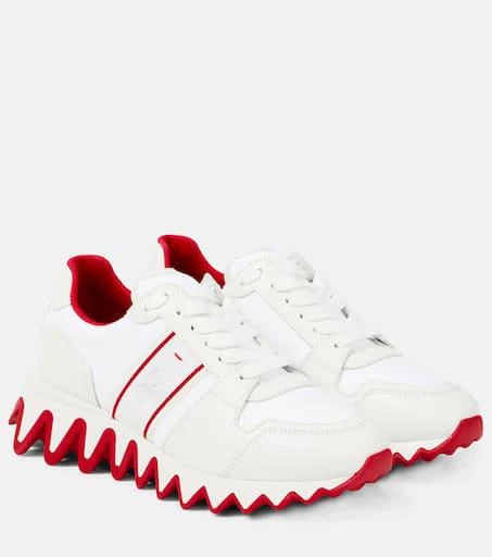 Christian Louboutin Nastroshark Donna leather and canvas sneakers 1