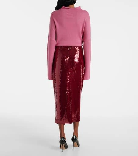 VERONICA BEARD Koa sequined pencil skirt 3