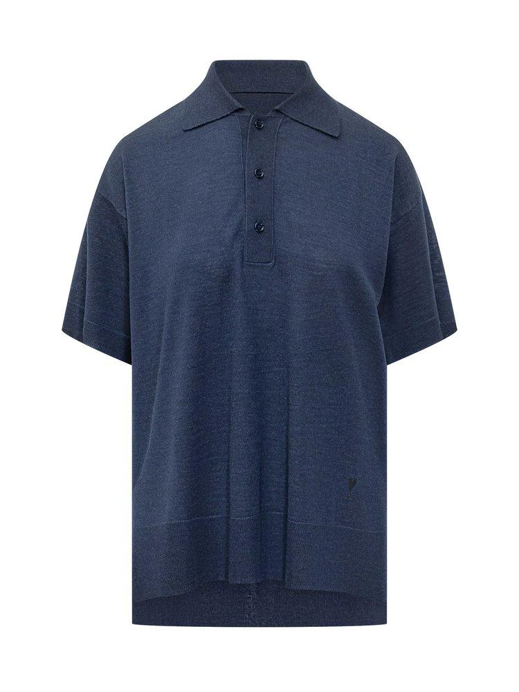AMI AMI Ami De Coeur Short-Sleeved Polo Shirt