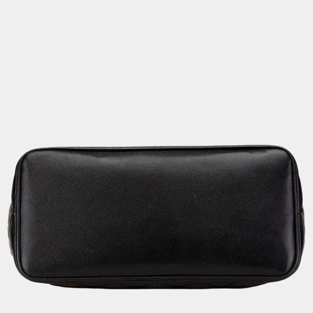Chanel Chanel Black Caviar Leather Medallion Tote Bag 3