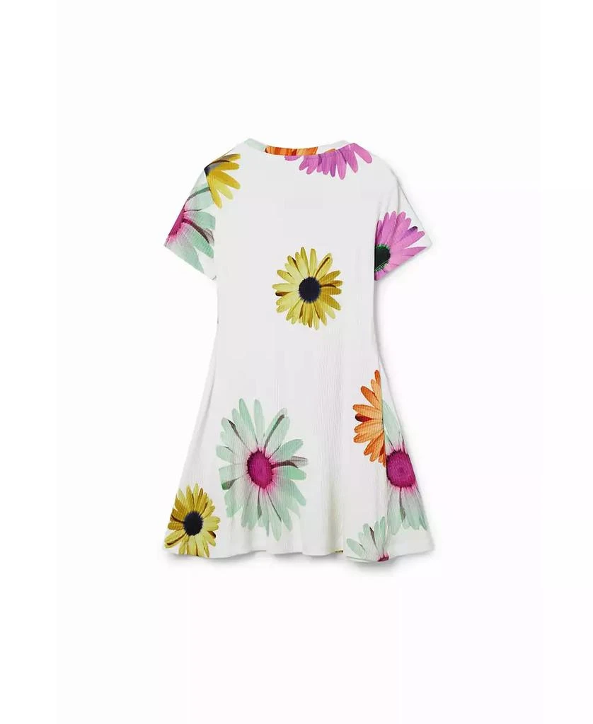 Desigual Girls Girls's Short ribbed daisy dress 4
