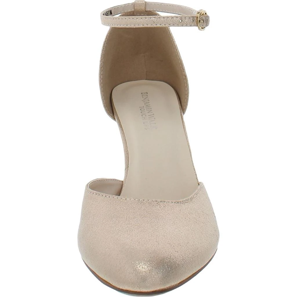 Touch Ups Amanda Womens Glitter Ankle Strap Pumps 3