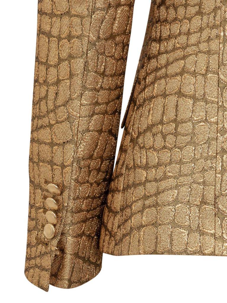 【関税＆送料込み】Tom Ford Blazer Walls In Croco Jacquard Tom Ford Tom Ford Blazer Walls In Croco Jacquard - Suits