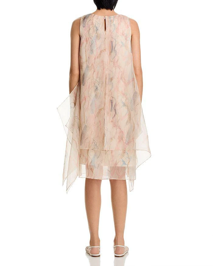 gray and silver dresses Long Silver Lace Dress with Lace Sleeves by Elizabeth K GL1537 XS / Silver main image 1