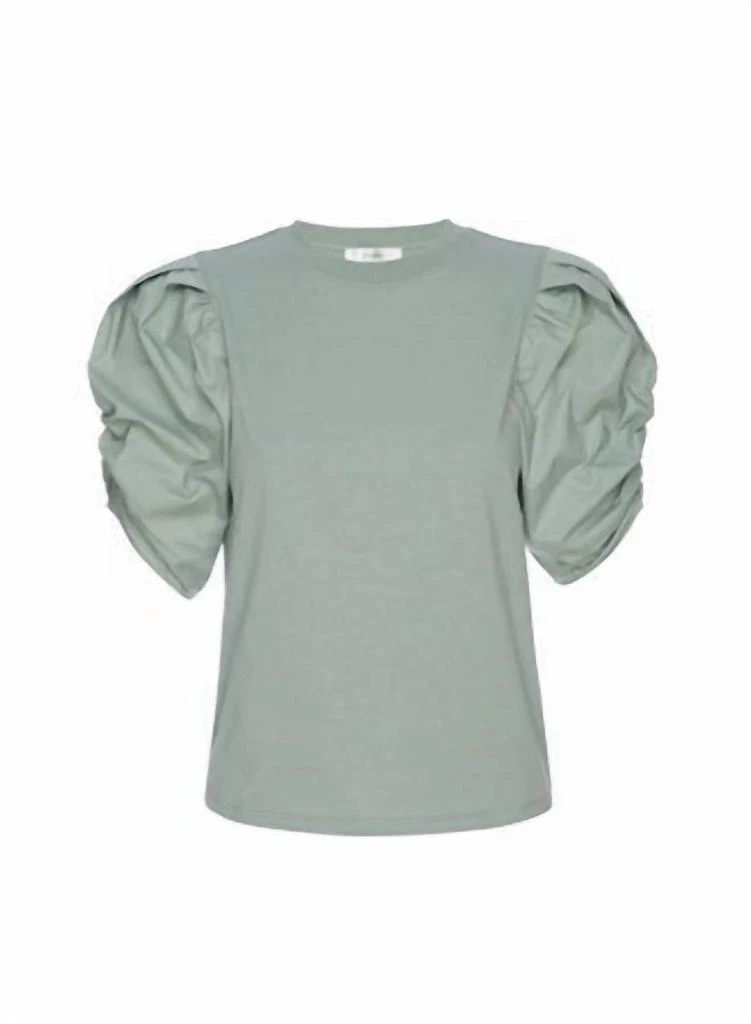 FRAME Frame - Pleated Puff Sleeve Tee 5