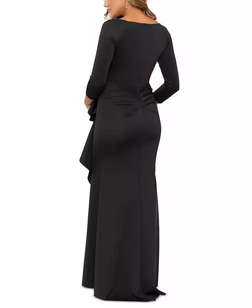 XSCAPE Petite Ruched Ruffled Gown 2