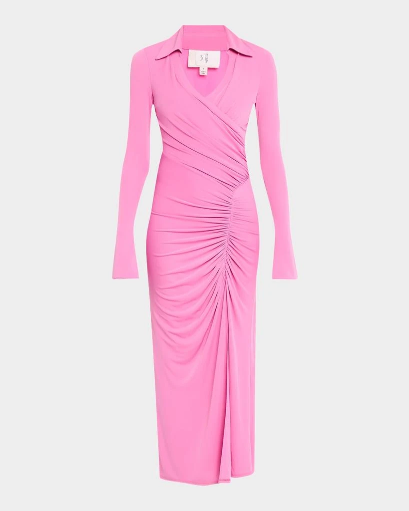 Cinq a Sept Fabia Gathered Long-Sleeve Dress 1