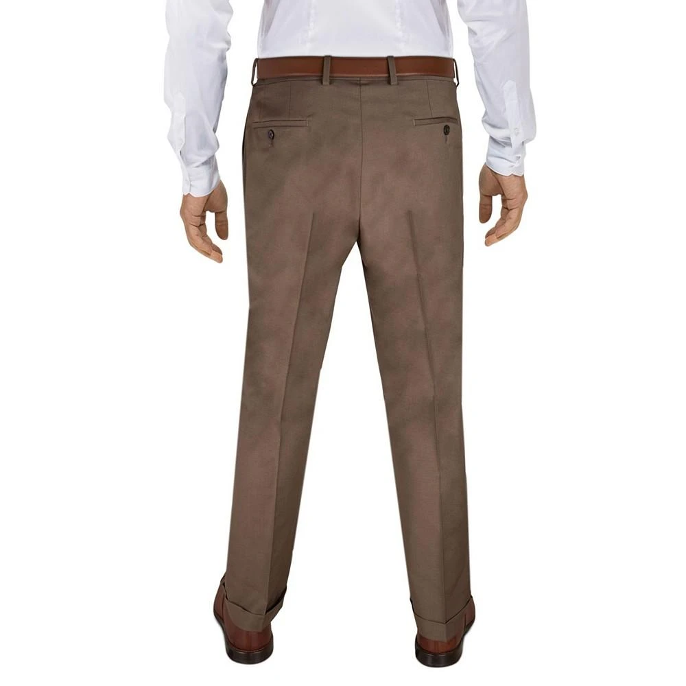 Ralph Lauren Men's Wool Blend Classic-Fit UltraFlex Stretch Double-Reverse Pleated Dress Pants 2