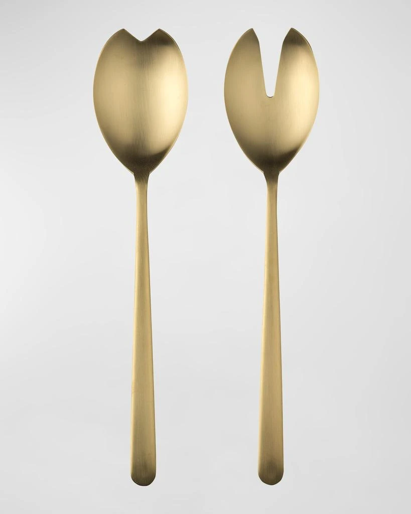 Mepra Linea Ice Oro Salad Servers Set 1