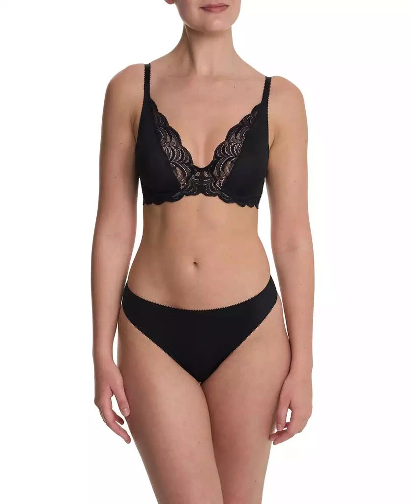 Natori Persuasion Lace Convertible Plunge T-Shirt Bra 3