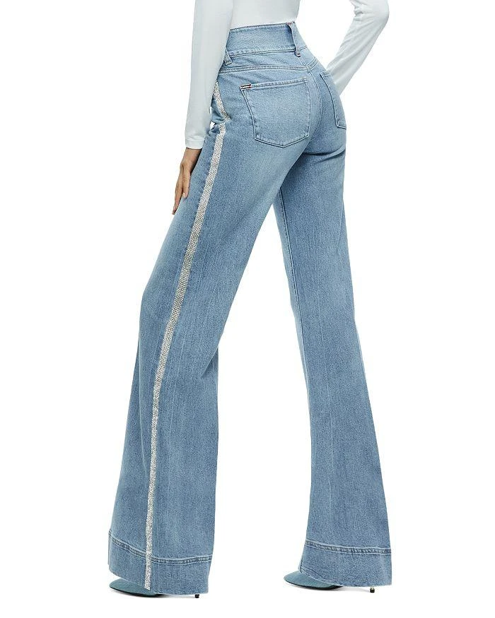 Alice + Olivia Missa High Rise Wide Leg Jeans in Vintage Blue 2