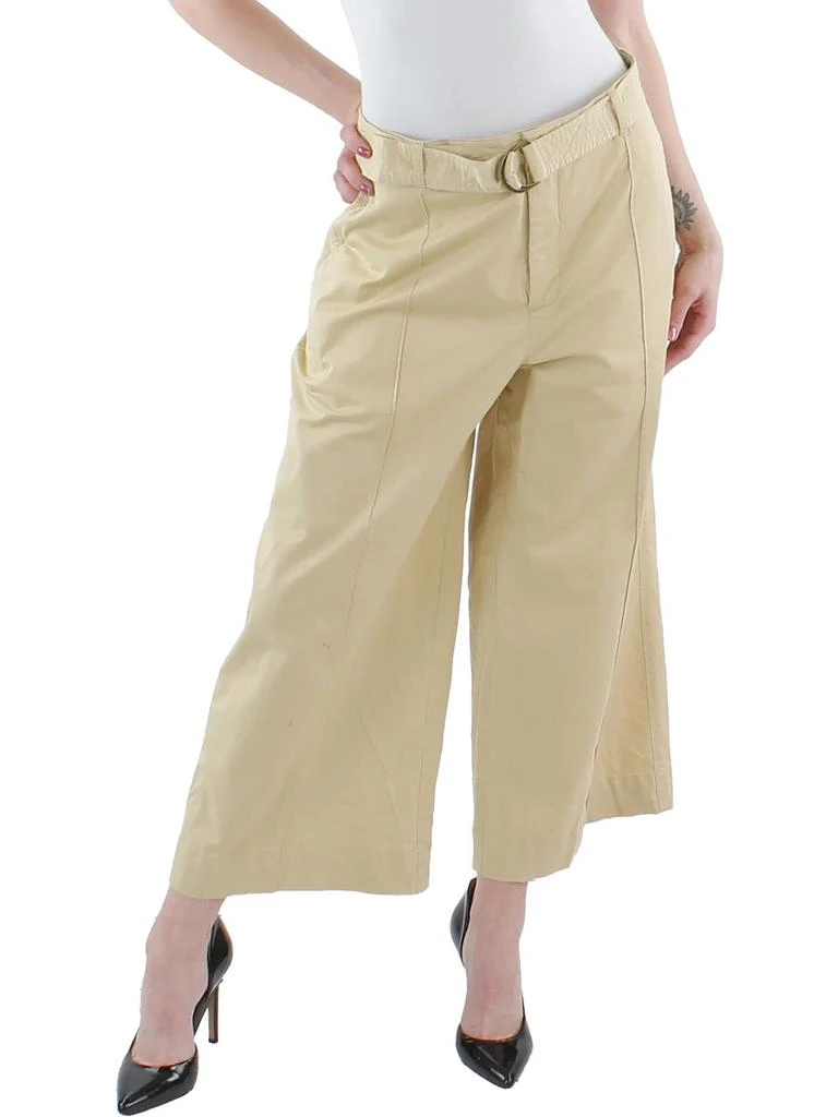 Lauren Ralph Lauren Womens Pintuck Wide Legs Wide Leg Pants 1