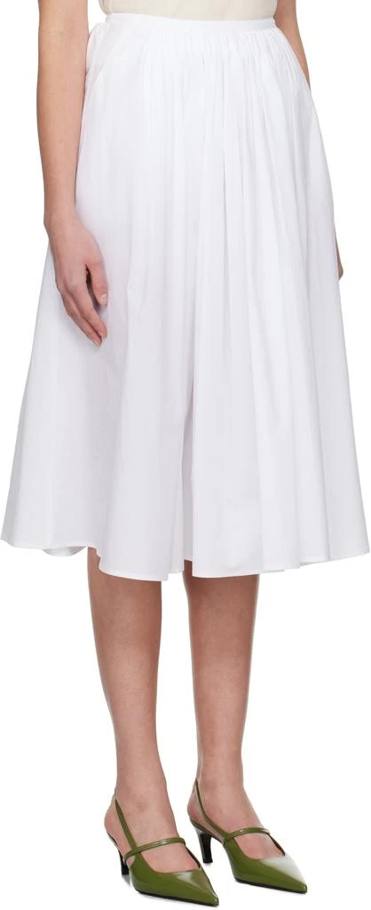 Nothing Written White Serto Gathered Midi Skirt 2