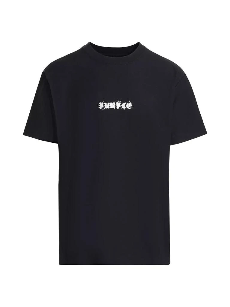 Purple Brand Logo Crewneck T-Shirt 1