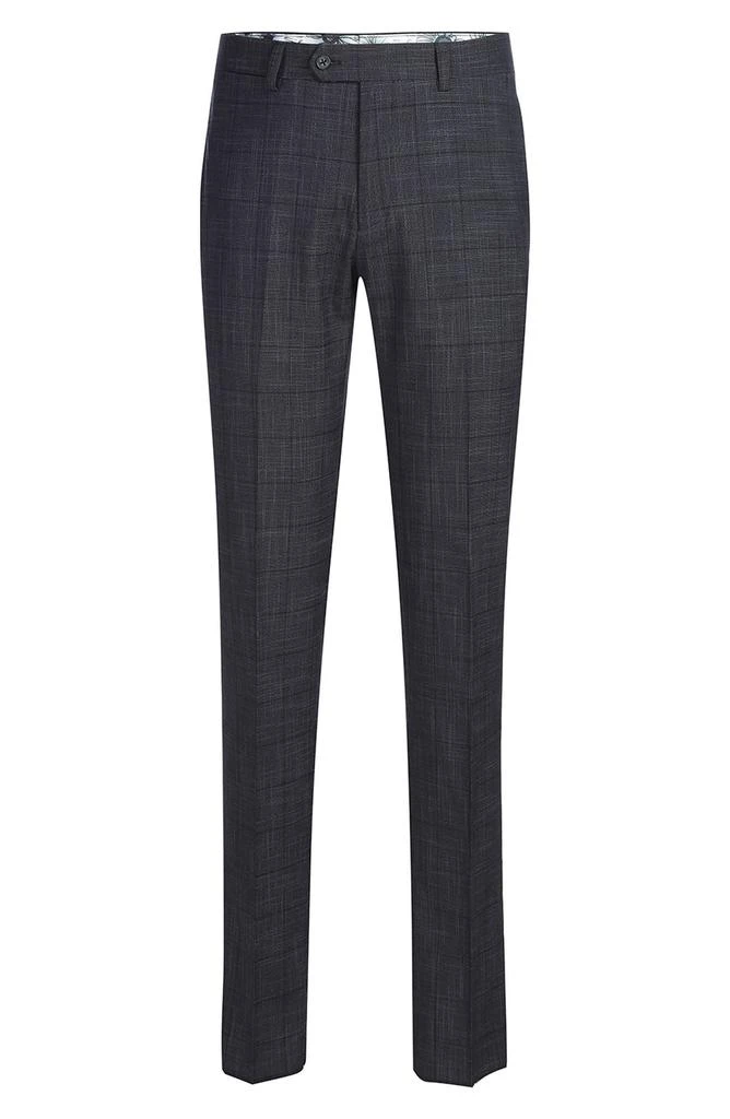 English Laundry Plaid Trim Fit Notch Lapel Two-Piece Suit 9