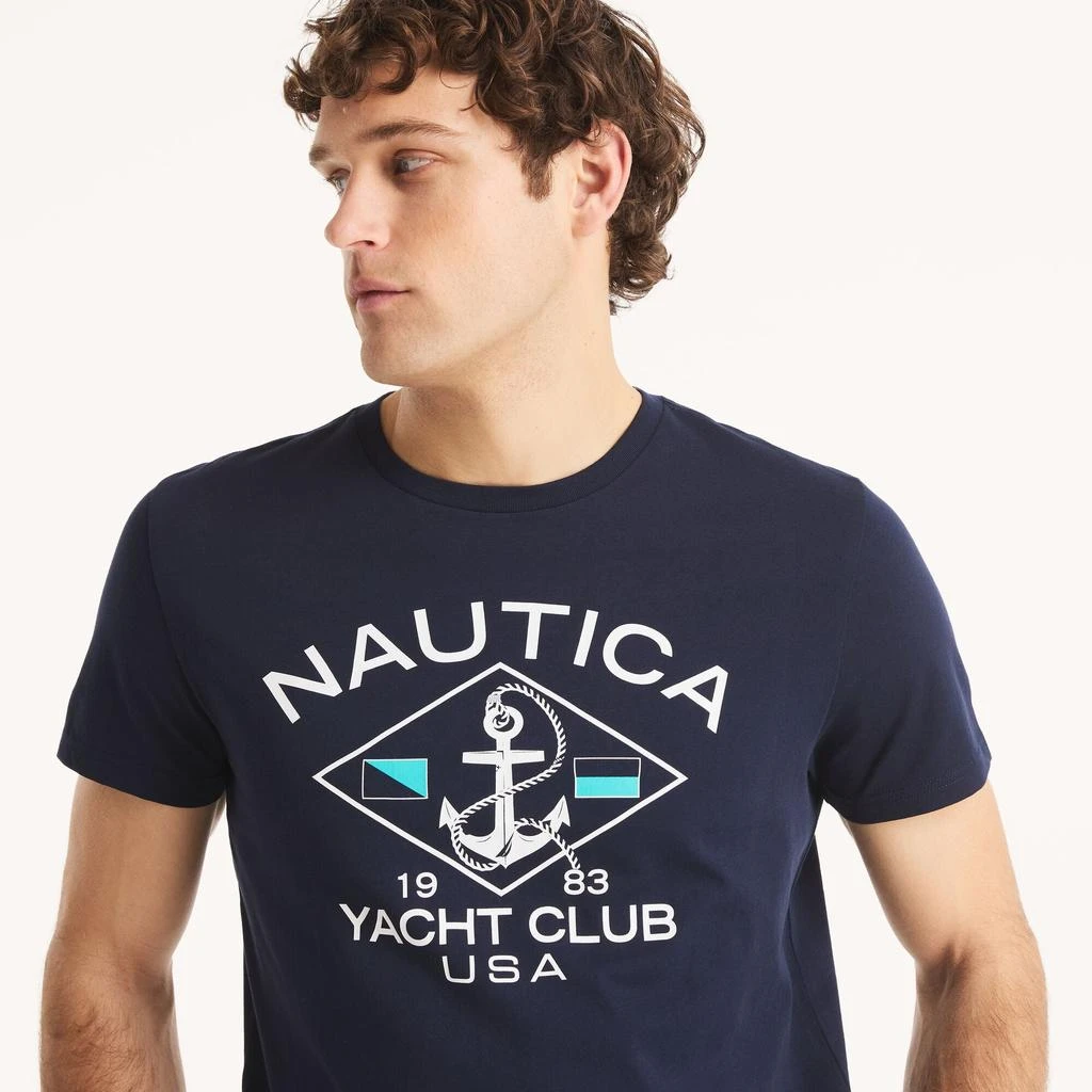 Nautica Mens Yacht Club Graphic T-Shirt 2
