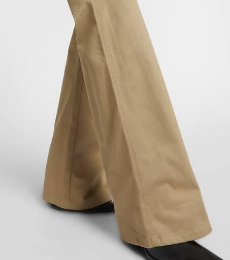 Nili Lotan Quentin high-rise cotton flared pants 5