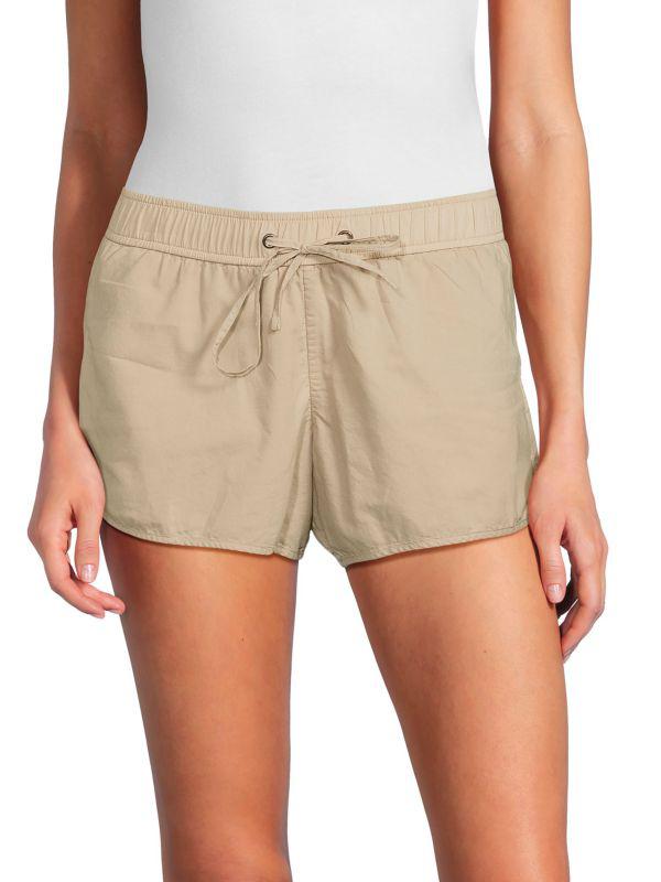 James Perse Drawstring Dolphin Shorts