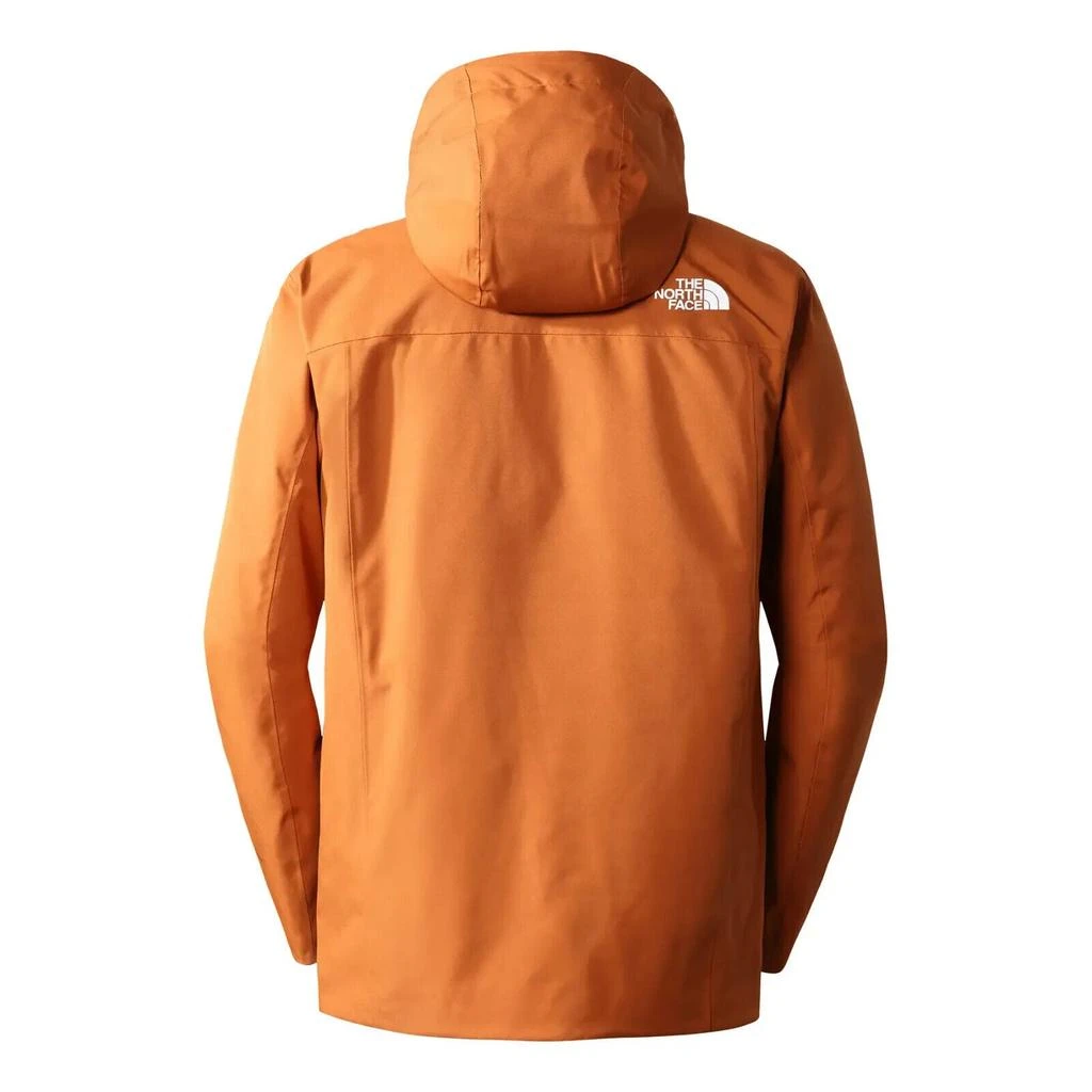 Greenline Gear THE NORTH FACE Men's Sickline Insulated Ski Jacket, Leather Brown/Cone Orange/TNF Black, Small 2