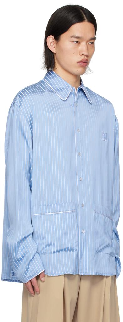 WOOYOUNGMI Blue Striped Shirt