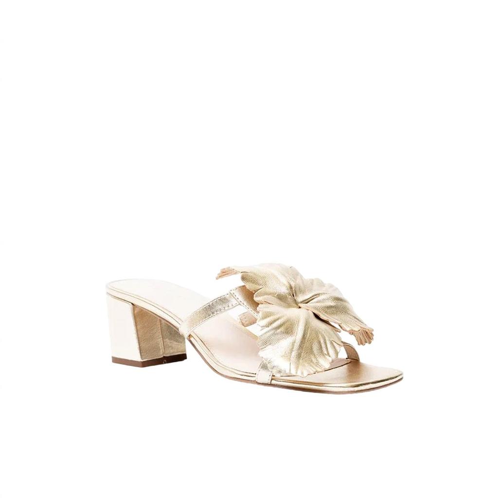 Cecelia New York Women's Happy Mule Sandals In Soft Gold