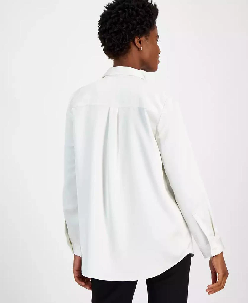 Tahari Women's Satin Shirt 2