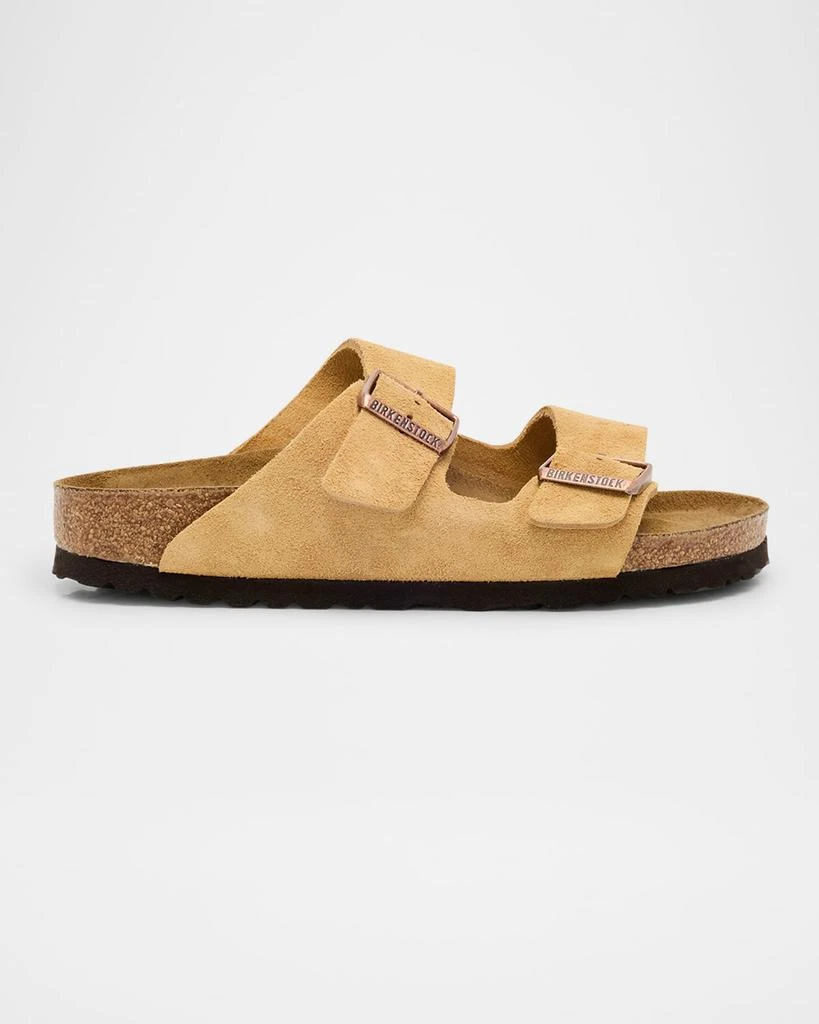 Birkenstock Arizona Suede Dual-Buckle Slide Sandals 1