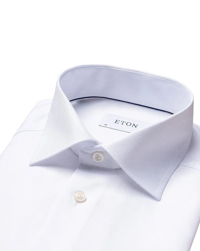 Eton Contemporary Fit Diagonal Weave Shirt 5