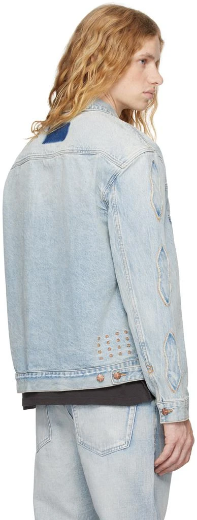 Ksubi Blue Doubledown Oh G Paragon Kraft Denim Jacket 3