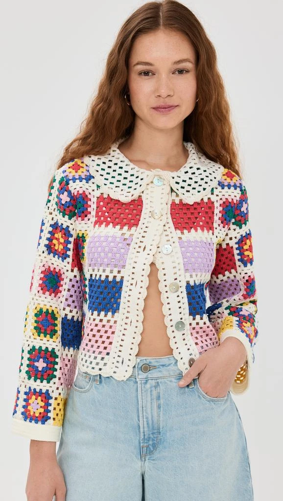 Farm Rio Crochet Top 1