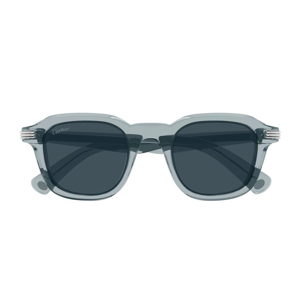 Cartier Eyewear Cartierct0536s Première De Cartier 004 Light Blue Sunglasses